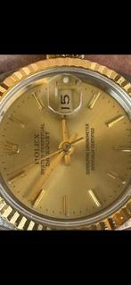Originele Goud stalen Rolex Date Just, Sieraden, Tassen en Uiterlijk, Ophalen, Zo goed als nieuw