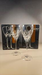 Toscane kristallen port / sherry glazen 4 stuks nieuw, Antiek en Kunst, Antiek | Glas en Kristal, Ophalen of Verzenden