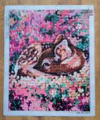 Klein hertje (Bambi) - 40 x 50  - Diamond Painting schilderi, Oorspronkelijke maker, Nieuw, Ophalen of Verzenden, Schilderij