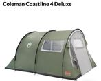 Coleman Coastline 4 Deluxe tent met voortent, Caravans en Kamperen, Tenten, Ophalen of Verzenden, Zo goed als nieuw