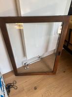Deuren met glas uit buffetkast voor weinig nieuwstaat 3stuks, Ophalen