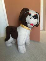 Vintage Knuffel Hond st. Bernhard, Ophalen, Gebruikt, Hond