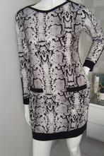 STUDIO ANNELOES PRINT JURK TRAVELSTOF MT 38, Maat 38/40 (M), Studio Anneloes, Verzenden, Zwart