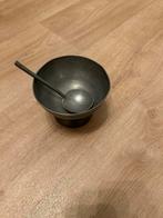 Tinnen kom met lepel, Antiek en Kunst, Antiek | Tin, Ophalen