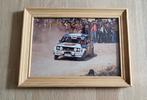 Oude ansichtkaart Fiat 131 Rallye Abarth ingelijst, Ophalen of Verzenden, 1960 tot 1980, Voertuig
