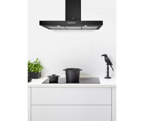 Pelgrim afzuigkap 90 cm ZWART MAT, Witgoed en Apparatuur, Afzuigkappen, Nieuw, Vrijstaand, Wandschouwkap, 600 tot 800 m³ per uur