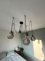 Hanglamp 6-lichts Zwart Metaal Quartz, Ophalen of Verzenden, Zo goed als nieuw, Metaal
