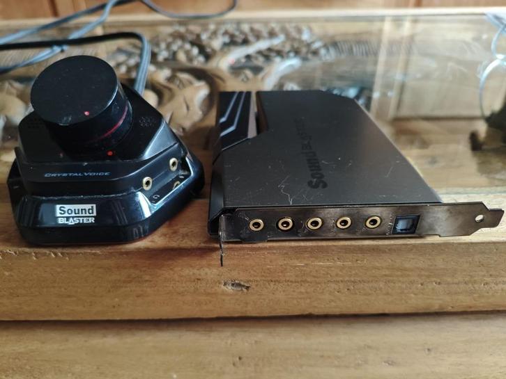 Soundblaster AE7 5.1 PCIe geluidskaart, Computers en Software, Geluidskaarten, Gebruikt, Intern, Ophalen