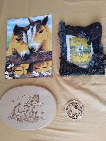 4x Paarden decoratie items  beschikbaar voor biedingen