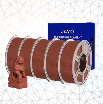 Jayo High Speed PLA marmer Brick Red 3D Filament 1,1 kg beschikbaar voor biedingen