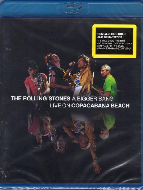 The Rolling Stones A Bigger Bang (Copacabana Beach Blu Ray *, Cd's en Dvd's, Blu-ray, Nieuw in verpakking, Muziek en Concerten