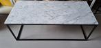 Marmerlook salontafel, Ophalen, Minder dan 50 cm, Gebruikt, 50 tot 100 cm