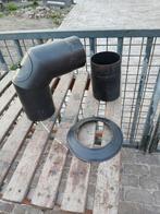 Kachelpijp 90 graden 130mm dikwandig, Ophalen, Hout, Houtkachel