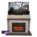 TV Lift Kast Katy met sfeerhaard (tv`s van 23 tot 75 inch), Huis en Inrichting, Ophalen of Verzenden, Nieuw