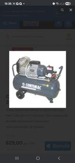 Bouwcompressor compressor Contimac, Doe-het-zelf en Verbouw, Compressors, 100 liter of meer, Ophalen, Zo goed als nieuw, 10 bar of meer