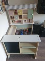 Leuk houten winkeltje met krijtbord, Kinderen en Baby's, Ophalen, Zo goed als nieuw, Meubelstuk of Keukentje