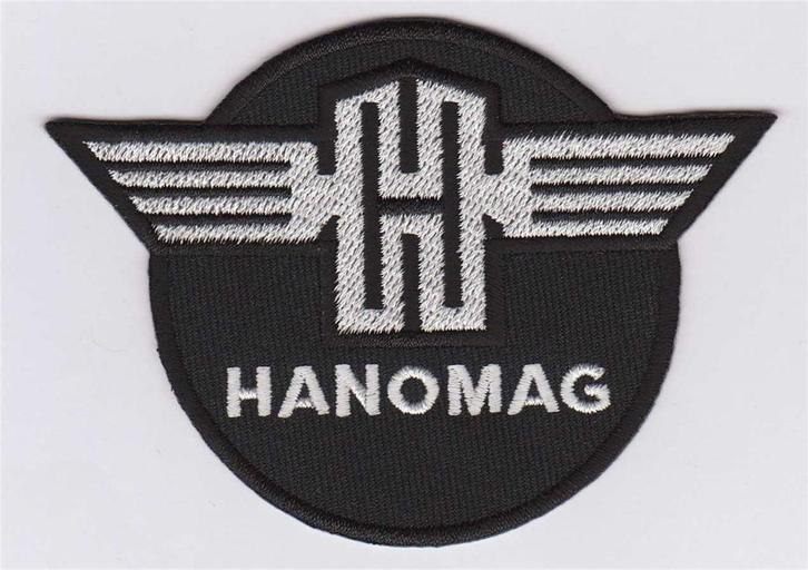 Hanomag stoffen opstrijk patch embleem, Verzamelen, Automerken, Motoren en Formule 1, Nieuw, Auto's, Ophalen of Verzenden
