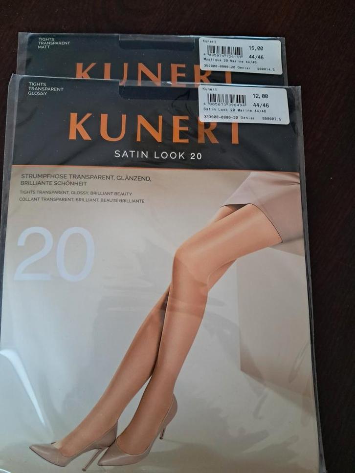 Kunert satin look 20 panty 44-46 marine, Kleding | Dames, Leggings, Maillots en Panty's, Nieuw, Panty, Blauw, Ophalen of Verzenden