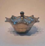 Vintage Turkse  Zilverkleurige Suikerpot, Ophalen of Verzenden, Zo goed als nieuw, Zilver, Overige materialen