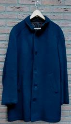 Vintage herenjas duffel mantel overcolbert maat 54, Kleding | Heren, Maat 52/54 (L), Blauw, Ophalen of Verzenden, Hollenkamp