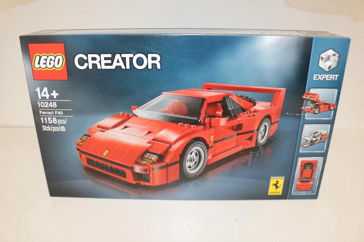 LEGO Creator Ferrari F40 – 10248 in ongeopende doos, Kinderen en Baby's, Speelgoed | Duplo en Lego, Nieuw, Lego, Complete set
