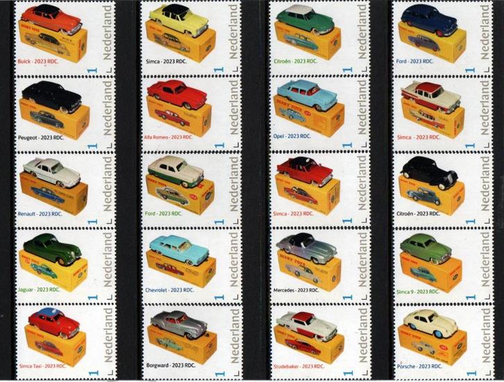 Persoonlijke Postzegels  -  20 - Dinky Toys, Postzegels en Munten, Postzegels | Nederland, Postfris, Na 1940, Ophalen of Verzenden