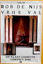 Rob de Nijs. Vrije Val. Promotionele poster. 1986, Ophalen of Verzenden, Zo goed als nieuw, Poster, Artwork of Schilderij