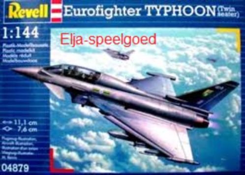 MODELBOUW Revell 4879 Eurofighter Typhoon 1:144 model, Hobby en Vrije tijd, Modelbouw | Vliegtuigen en Helikopters, Nieuw, Vliegtuig