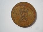 2½ cent munt Nederlands Indië  uit 1945., Ophalen of Verzenden, Losse munt