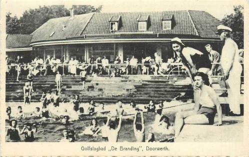(380-820-003) Doorwerth Golfslagbad De Branding, Verzamelen, Ansichtkaarten | Nederland, Gelderland, Verzenden