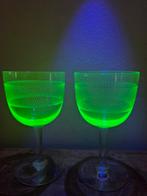 Uranium borrel glaasjes, Ophalen of Verzenden, Zo goed als nieuw, Borrel- of Shotglas