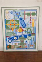 wanddecoratie / frans rooyakkers 1995, Ophalen, Zo goed als nieuw, Schilderij, Minder dan 50 cm