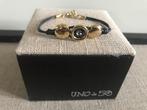 Uno de 50 armband (93) gold Too Much, Sieraden, Tassen en Uiterlijk, Armbanden, Met kristal, Overige materialen, Nieuw, Ophalen of Verzenden