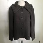 Phildar jasje gekookte wol grijs 100% wol maat 42, Ophalen, Zo goed als nieuw, Maat 42/44 (L), Grijs