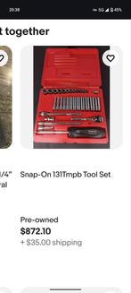 Snap-On 1/4 Ratelset voor pro gebruik! Laatste €375,-, Auto diversen, Autogereedschap, Ophalen, Zo goed als nieuw