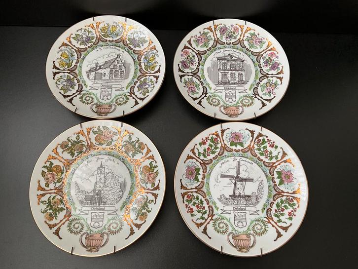 Wandborden Goeree Overflakkee - Limoges - beperkte uitgave, Antiek en Kunst, Antiek | Wandborden en Tegels, Ophalen