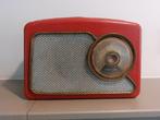 Vintage Dansette Transistor Radio - Rood Leer - Jaren 50/60, Antiek en Kunst, Antiek | Tv's en Audio, Ophalen of Verzenden