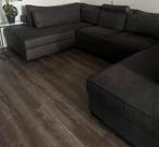 Te koop grote grijze U bank Zitmaxx, Huis en Inrichting, Ophalen, Gebruikt