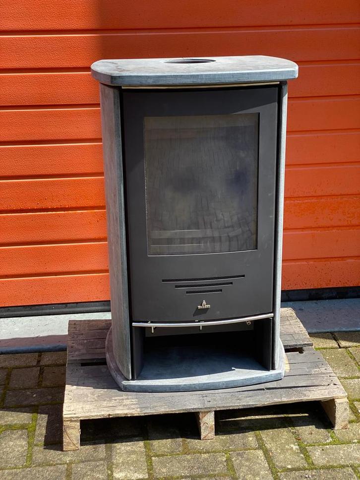 Barbas 75 Eco speksteen houtkachel ZGAN vrijstaand, Huis en Inrichting, Kachels, Gebruikt, Vrijstaand, Houtkachel, Hout, Ophalen
