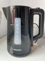 Philips waterkoker, zwart, 1,7 liter, Witgoed en Apparatuur, Waterkokers, Rvs, 1 tot 2 liter, Zo goed als nieuw, Ophalen