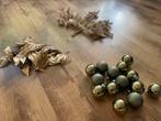 Gouden bladen takken kunsttakken goudkleurige decoratie, Ophalen of Verzenden, Zo goed als nieuw