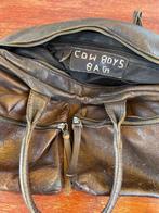 Cowboysbag, Ophalen, Gebruikt, Bruin, Leer
