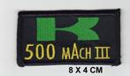 KAWASAKI 500 Mach 3 patch opnaaiembleem, Verzenden, Nieuw