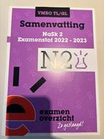 Samenvatting Nask 2 VMBO TL/GL Examenstof 2022-2023, Ophalen of Verzenden, Beta, Zo goed als nieuw, MBO