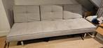 Grijze Slaapbank en stoel  ZSM WEG Design innovation lounge, Ophalen, Gebruikt, Tweepersoons, 180 cm
