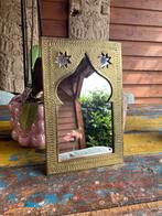 Marokkaanse handwerk spiegel metaal arabisch oosters ster, Huis en Inrichting, Woonaccessoires | Spiegels, Gebruikt, Ophalen of Verzenden