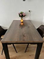 Eettafel van woonexpress 160 bij 90 zgan met kast, Zo goed als nieuw, 150 tot 200 cm, Vier personen, Rechthoekig