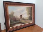 Groot Groot antiek schilderij van Vergeer,, Ophalen