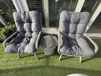 Tuin/Balkon set: 2 stoelen & tafeltje, Tuin en Terras, Ophalen, Zo goed als nieuw, Wicker