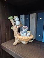 Antiek beeldje met vogels, Ophalen of Verzenden, Zo goed als nieuw, Dier